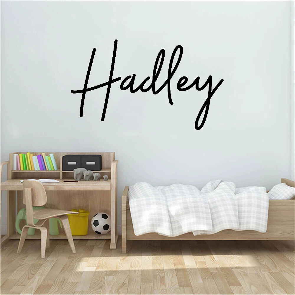 

Wall Stickers Personalized Custom Name Decals Vinyl Murals For Kids Bedroom Nursery Decor Poster Removable Wallpaper HJ1571