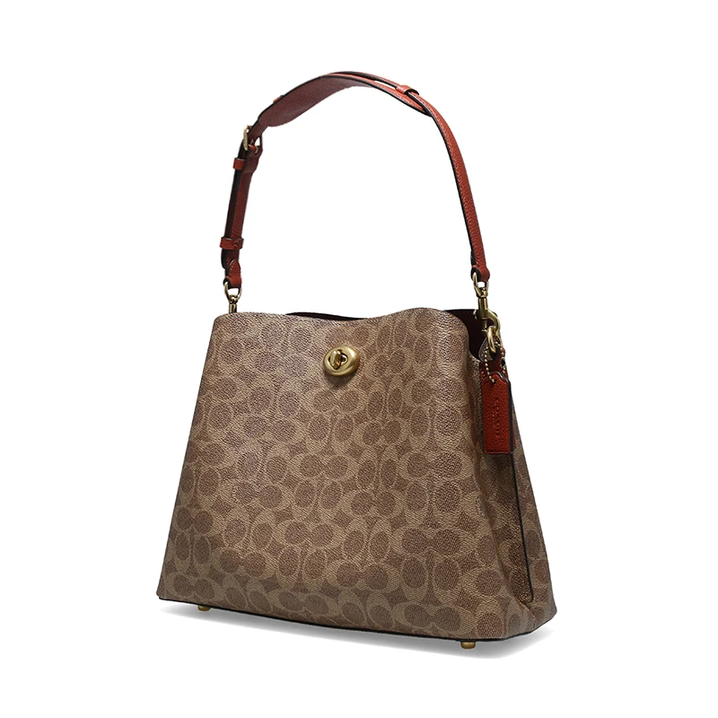 Тренерская большая женская сумка через плечо из ПВХ кожи C2745B4NQ4