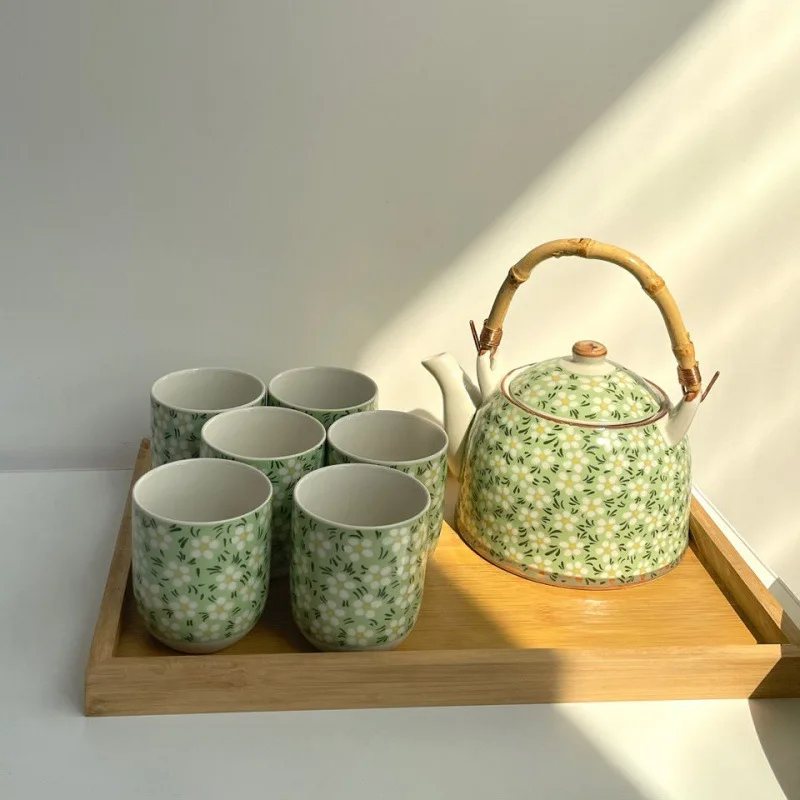 

Чайники, керамика, домашний подъемный горшок в японском стиле, одинарный горшок, чайный сервиз большой емкости, для приготовления чая с фильтром, отдых