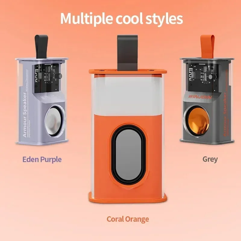 VYOPBC Мини-динамик Bluetooth прозрачный