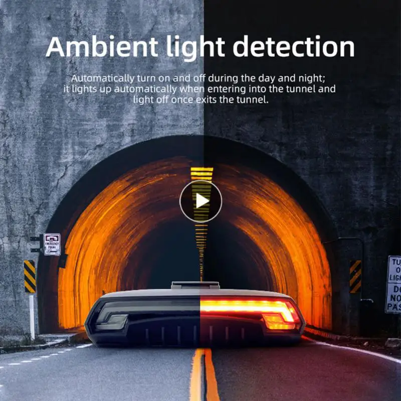 

Wireless Remote Control Bike Light LED Bicycle IPx6 Waterproof USB Charging Taillight Cycling Rear Light Motorcycle Accessories