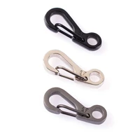 10pcslot mini carabiner camping edc survival climbing sf spring backpack clasps keychain paracord tactical gear hooks key chain