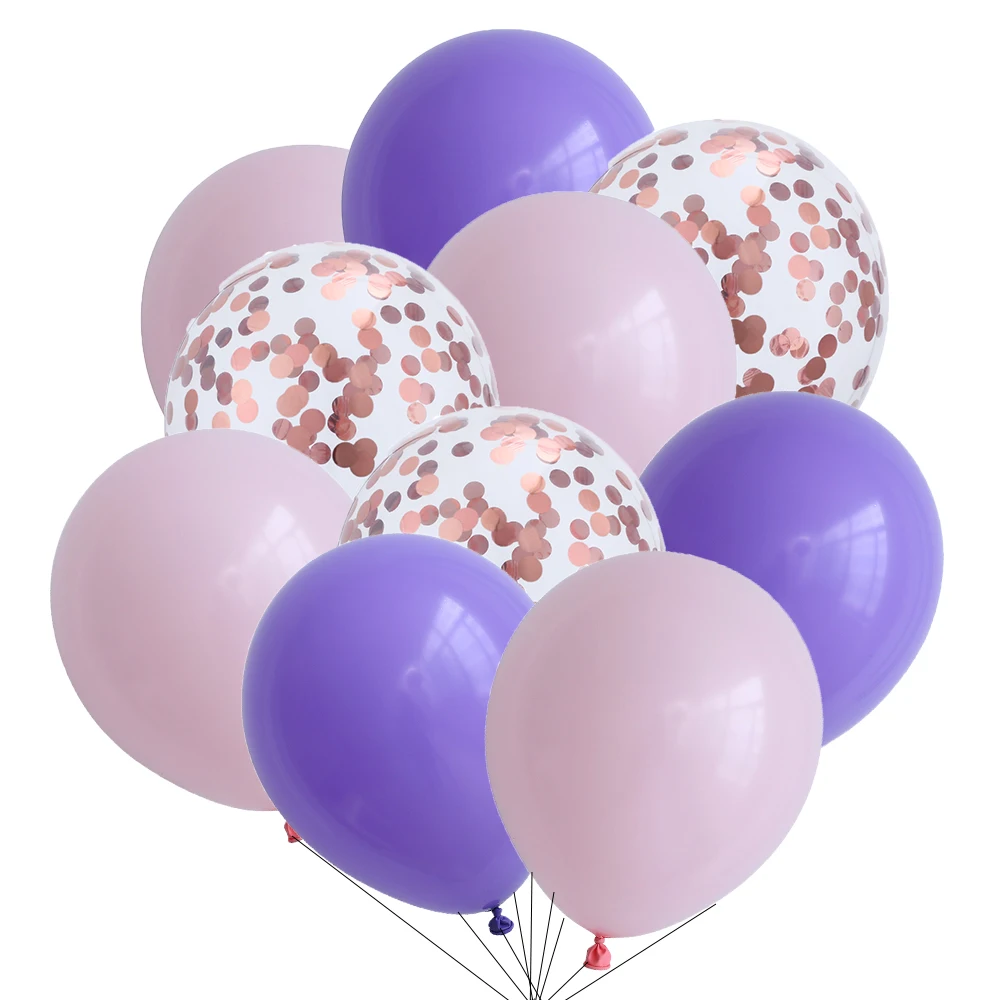 

12pcs 10/18inch Pink White Unicorn Party Balloons Decoration Latex Confetti Kids Unicorn Theme Birthday Party Baby Shower Decor