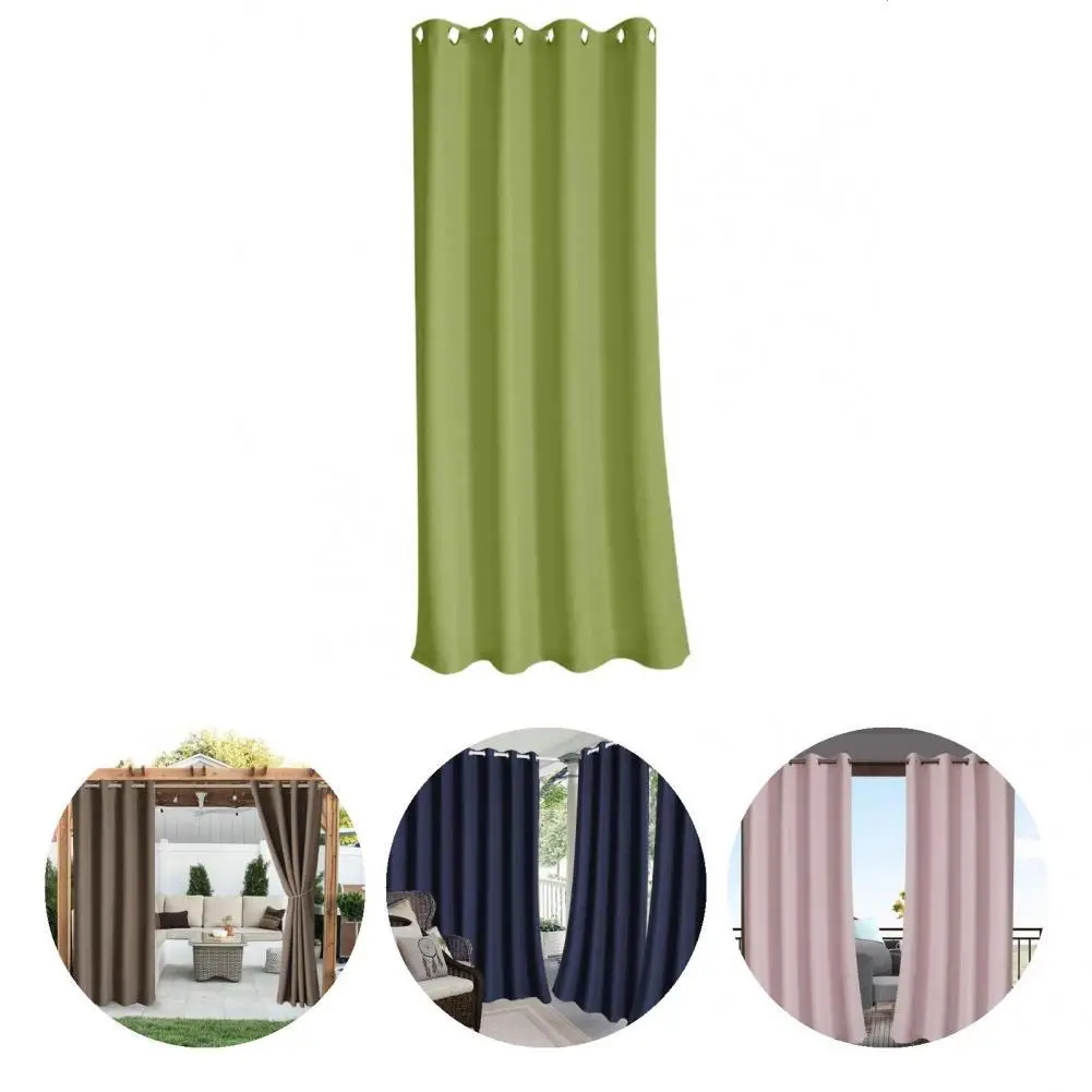 

Thick Practical Room Darkening Blackout Drape Vibrant Floor Curtain Washable for Living Room