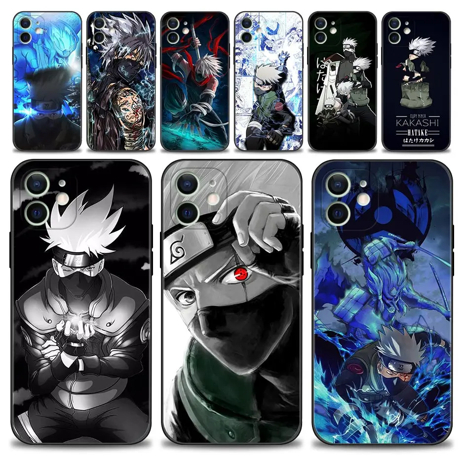 

Case For Apple iPhone 13 12 11 Pro Max 13 12 Mini XS Max XR X 7 8 6 6S Plus 5 5S SE 2020 Shell Anime Naruto Blue Hatake Kakashi