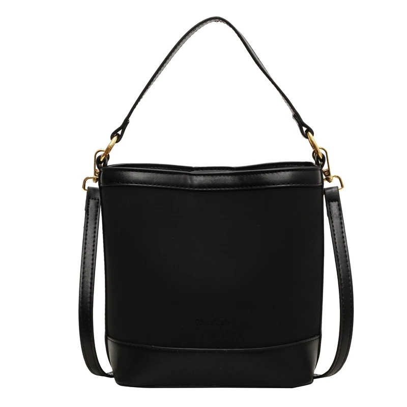 Однотонная женская сумка из искусственной кожи с резьбой