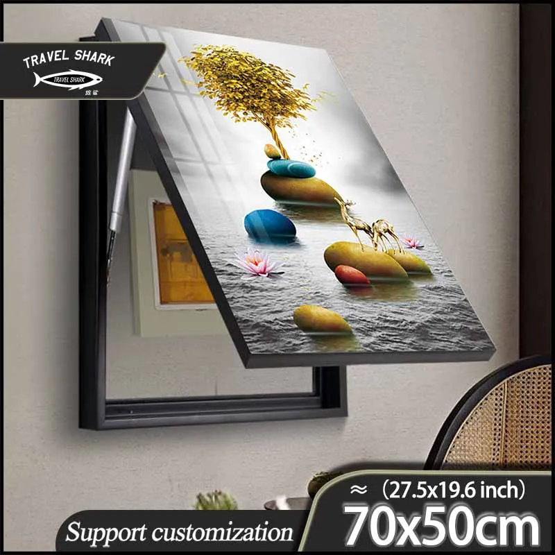 

Путешествия акула декоративная роспись коробки электрического счетчика современный дом гостиная висит росписи фотографии плакат с рамкой...