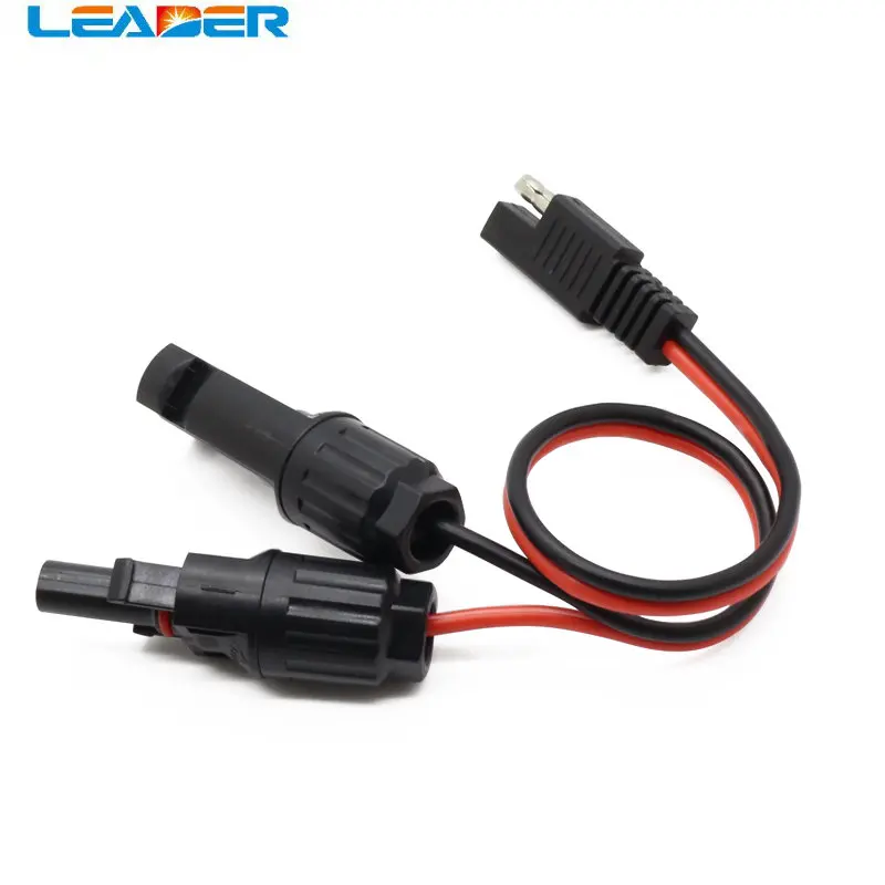

LEADER SOLAR 1/10/20piece SAE DC Power Automotive DIY Connector Cable with SOLAR Connector Male and Female Connector Plug