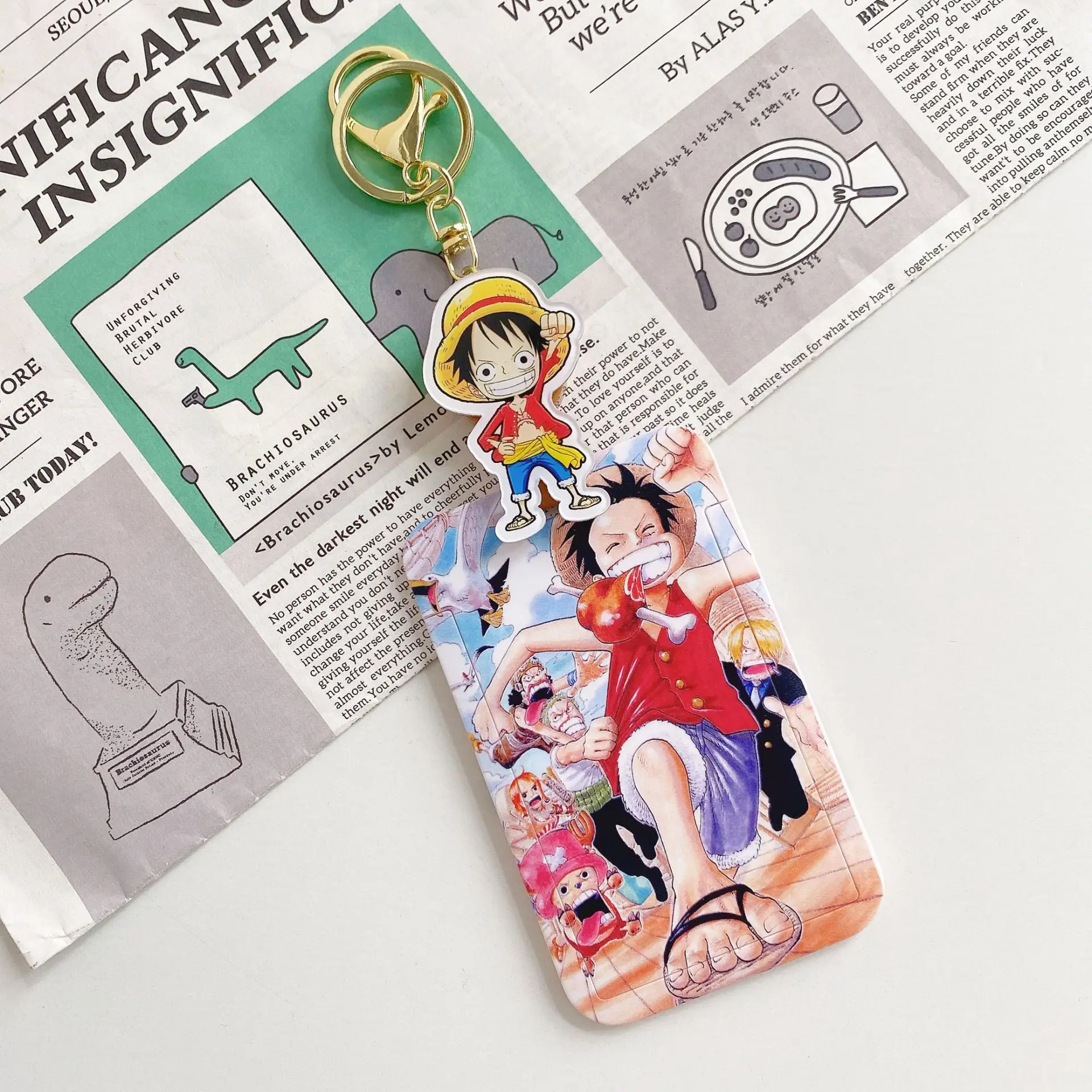 Цельный брелок для ключей с рисунком аниме аксессуар в виде автобуса школьного