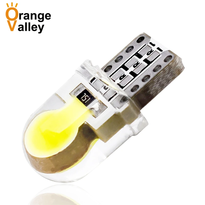 1 шт. Автомобильные светодиодные лампы T10 LED W5W 194 168 светодиодный ная Лампа 501 2825 COB