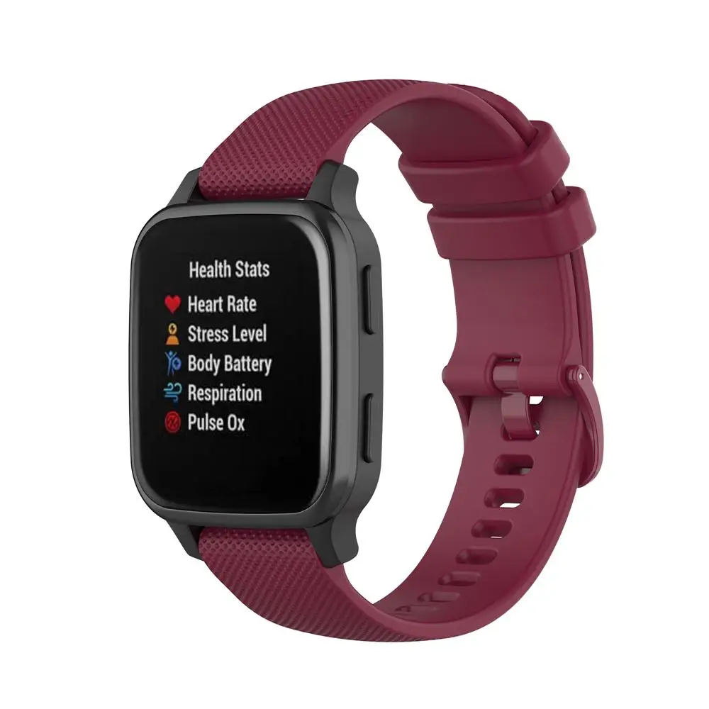 

Ремешок для часов Garmin шнур SQ, силиконовый браслет для Garmin шнур Vivoactive3 4 Forerunner245 для Amazfit BipS/U, ремешок на запястье