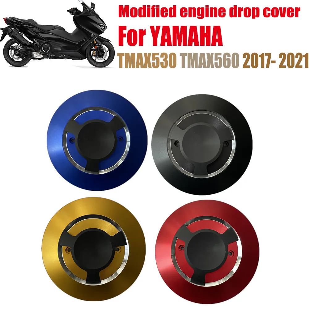 

Motorcycle Engine Protective Cover Side Case Slider Guard Stator Accessories For YAMAHA TMAX560 TMAX530 TMAX 560 530 2017 - 2021