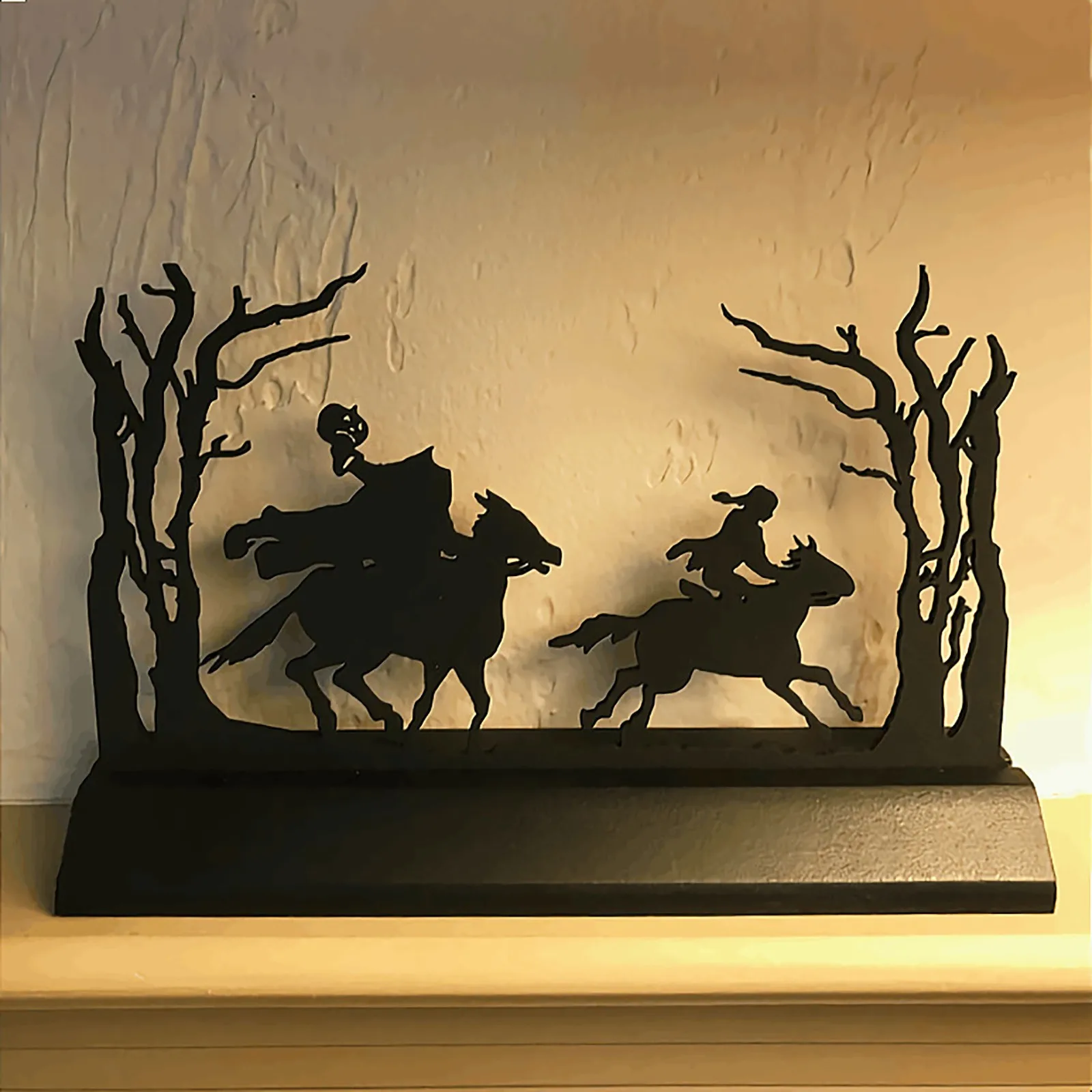 

Tabletop Horseman Headless Decoration Wooden Horror Halloween Decoration Home Decor
