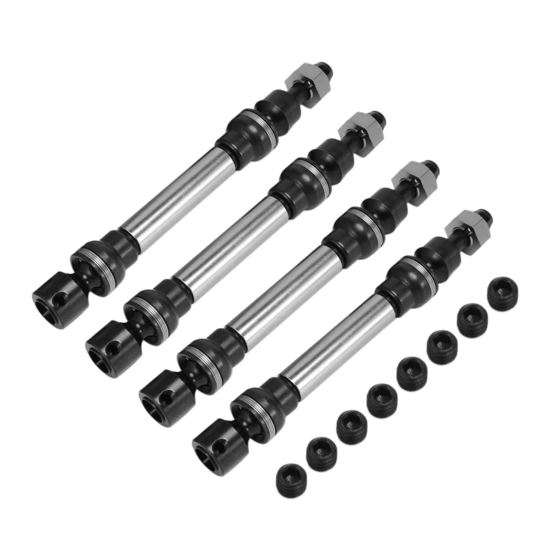 

4Pcs Metal Steel Front And Rear Drive Shaft CVD For Arrma 1/10 Typhon SENTON Granite VORTEKS Big Rock Upgrade Parts