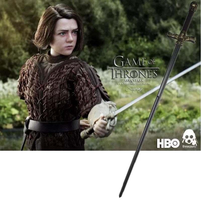 

1:1 Косплей шторм мечей из фильма Ария Старк игольчатый меч черно-белый из двора реквизит игрушечный меч