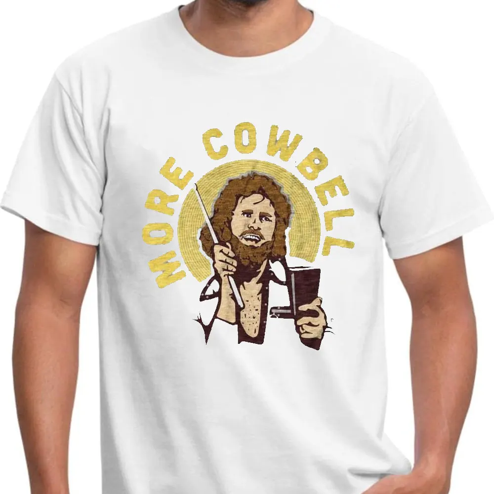 Футболка TheCHIVE More Cowbell футболка SNL Will Ferrel не бойтесь Жнеца на Хэллоуин женская с