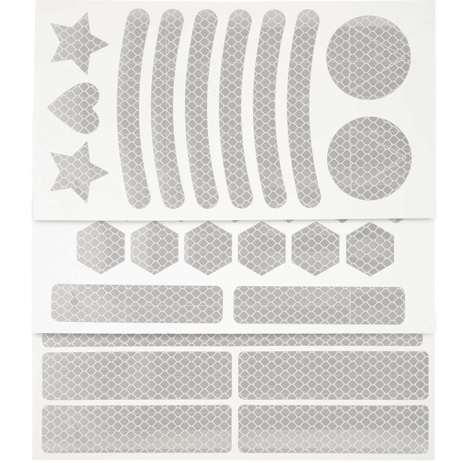 

Sticker Reflective Biketape Motorcycle Warning Outdoor Heart Shaped Luminous Night Safety High Visibility