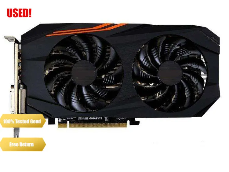 Видеокарта GABYTE RX570 8 Гб 500 бит GDDR5, графические карты для AMD RX серии DisplayPort HDMI DVI