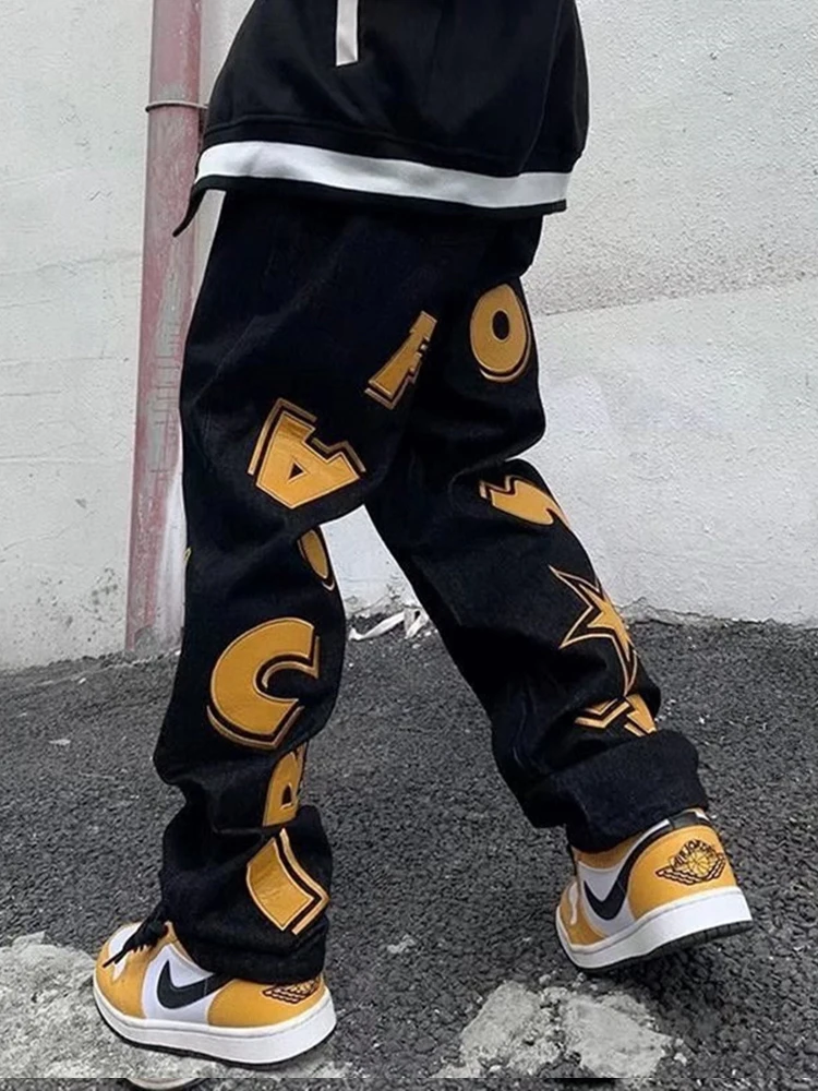 Рисунок 5 - Джинсы Y2k мужские прямые в стиле хип-хоп