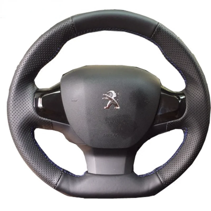 

Кожаный чехол рулевого колеса для Peugeot 308 206 207 2008 308S 408 508