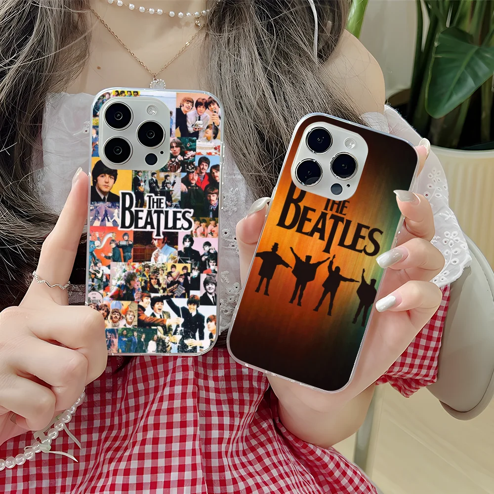 Mobile B-Beatless Phone Case for iPhone 16 15 14 13 12 11 X XR XS Pro Max Plus Mini Clear Transparent Smartphone Cell Cover