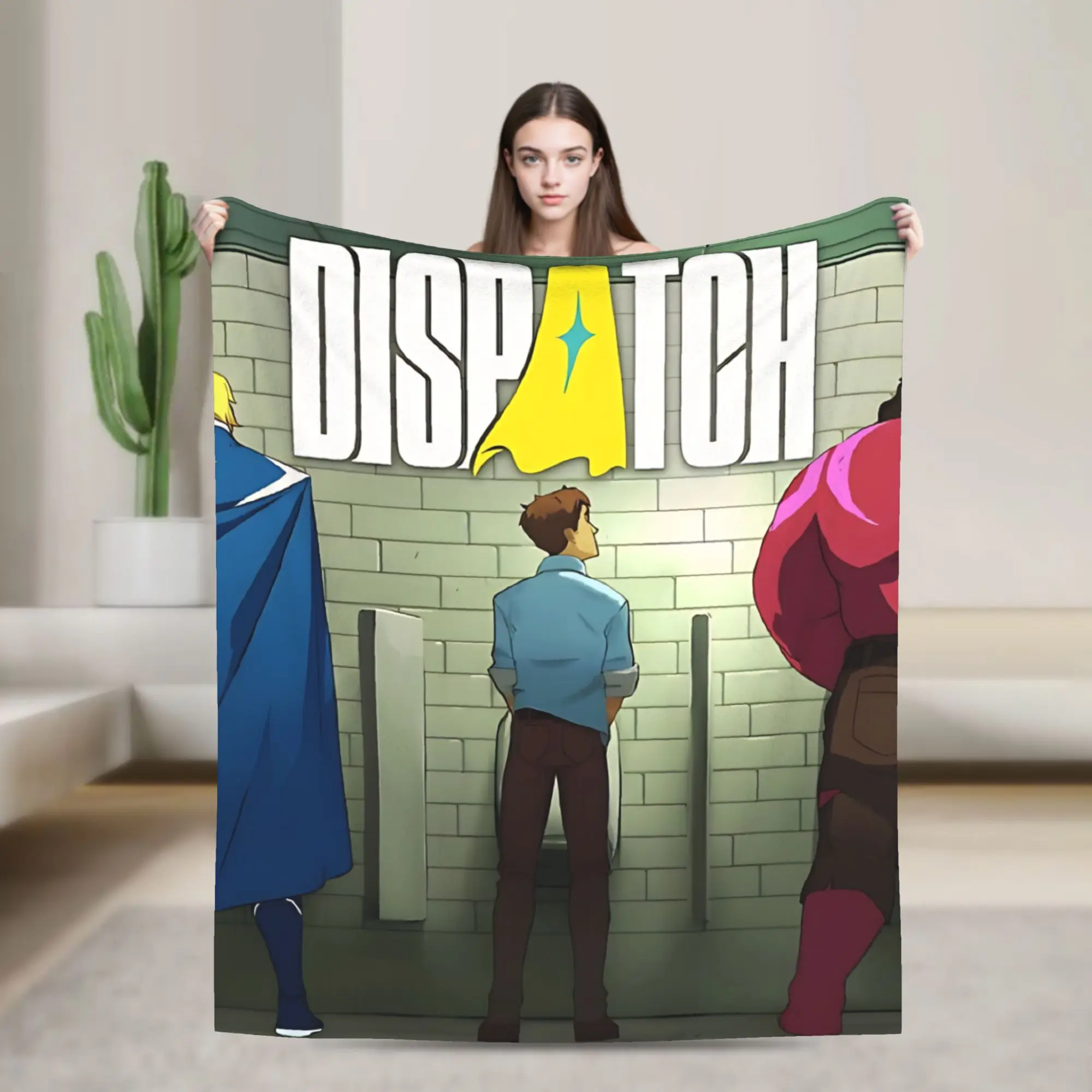 Фото Одеяло для игр Dispatch, Invisigal, шерстяное одеяло для водного мальчика, украшение для путешествий в самолете, ультра-мягкие теплые покрывала №1