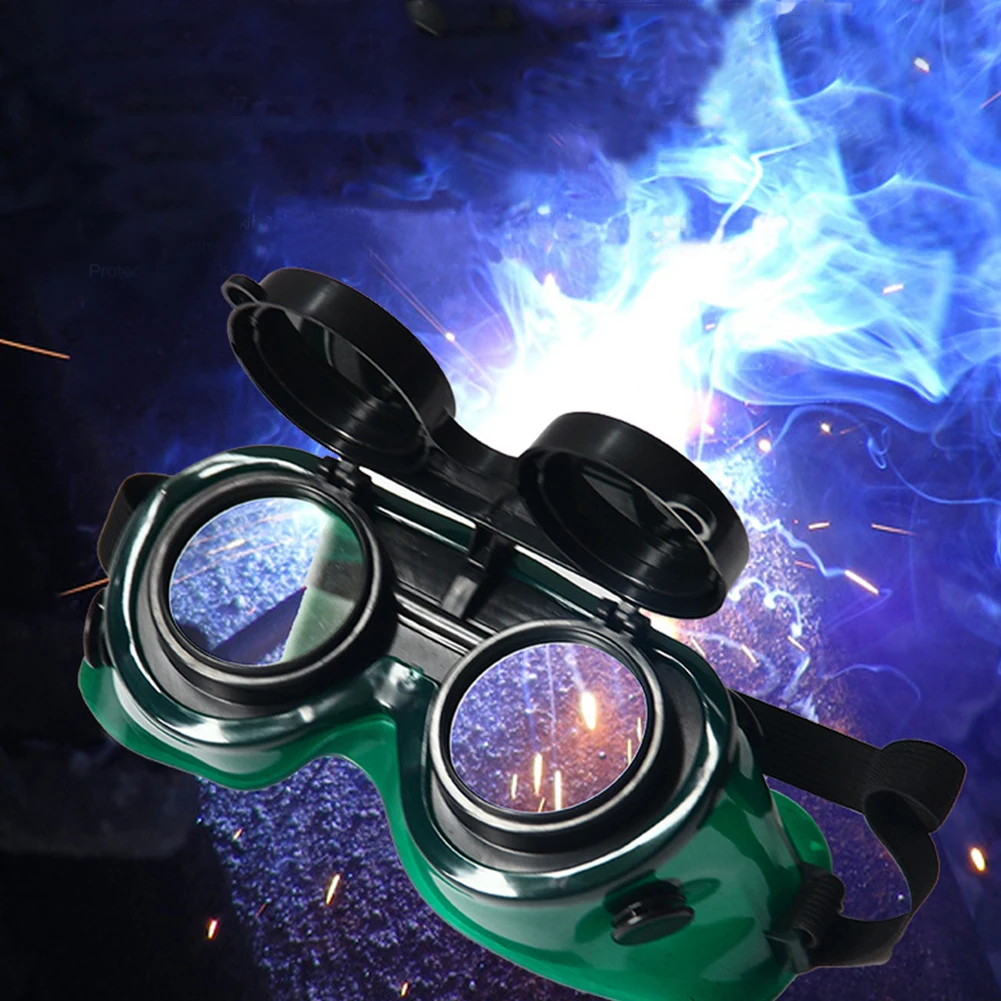 

Очки с мягкой оправой, защитные линзы, очки для пайки и сварки, прочные аксессуары, Регулируемые защитные откидные глаза