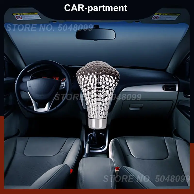 

Five Modes Car Gear Shift Knob Set Cool Universal Shift Lever Led Eyes Chrome Snake Auto Car Manual Gear Shift Knob Stick