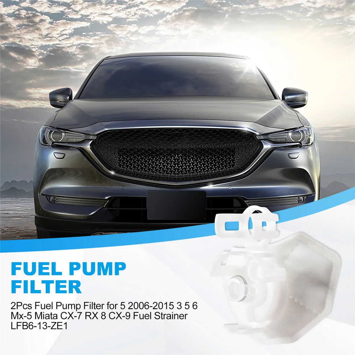 2 шт. фильтр топливного насоса для Mazda 5 2006-2015 3 6