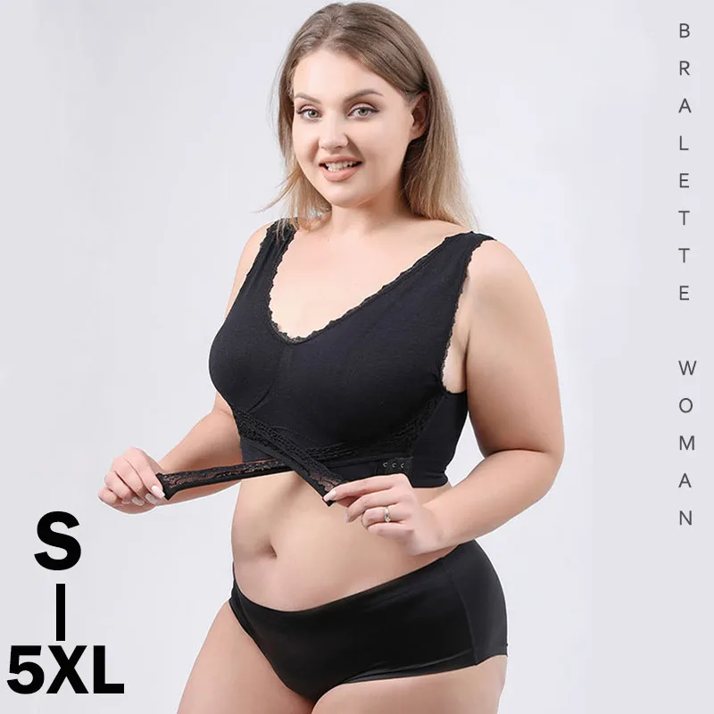 Бюстгальтер женский кружевной с чашками пуш-ап Бралетт большого размера