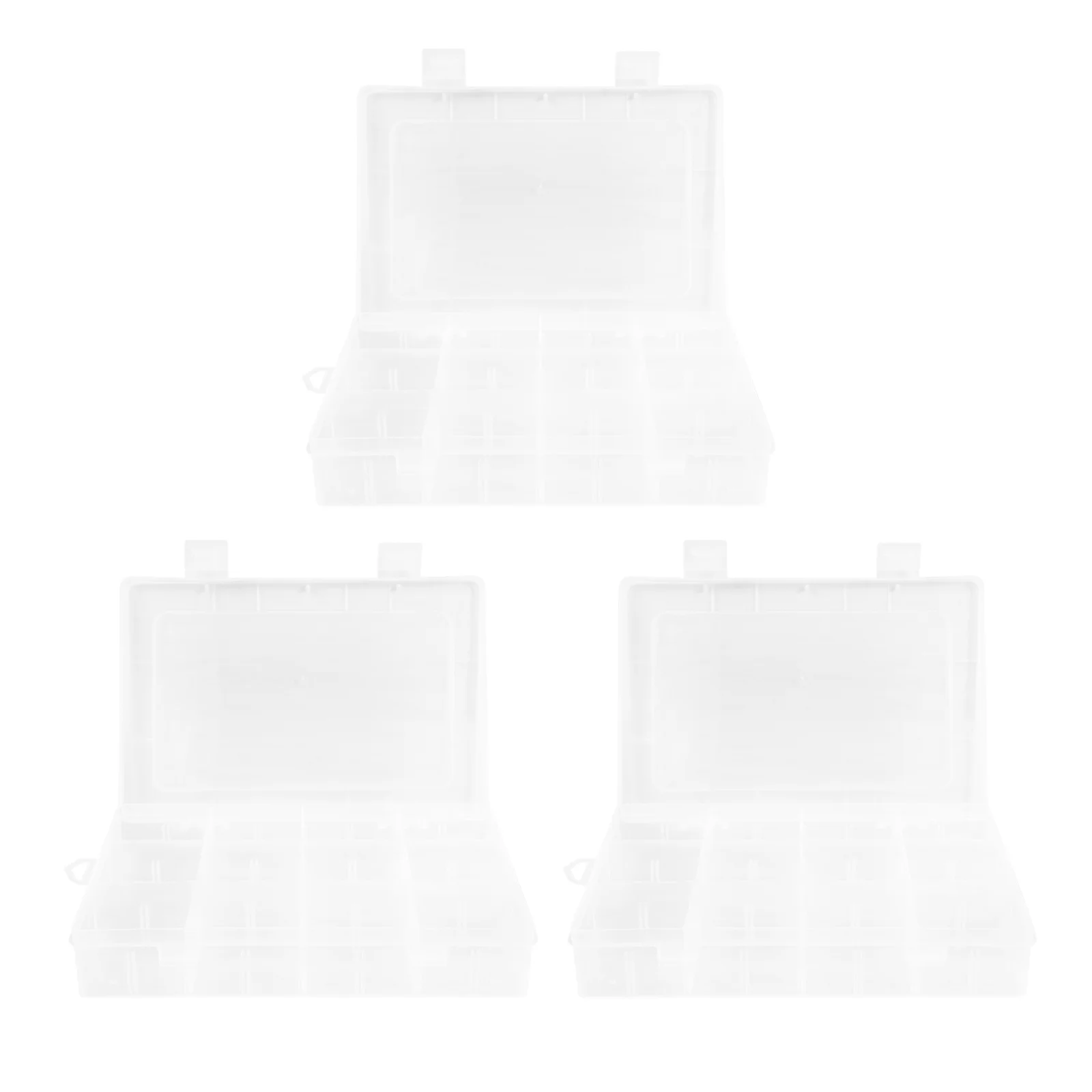

Detachable Storage Box Useful Parts Classified Case Delicate Jewelry Plastic Compartment Container Practical Accessories Ring