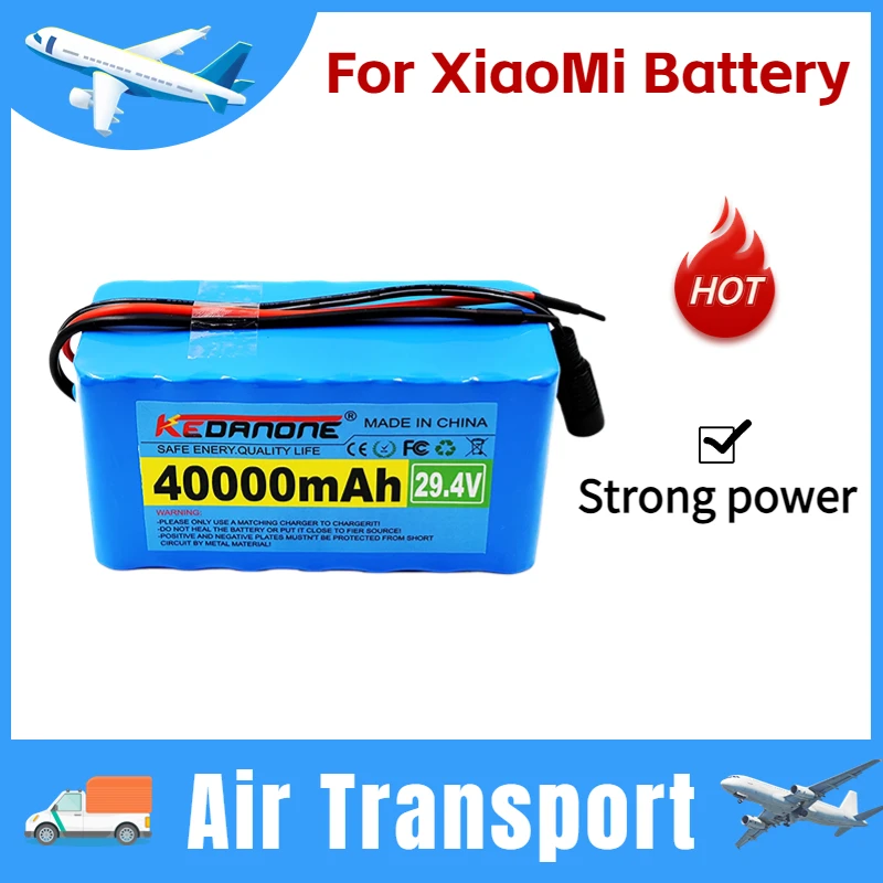 

Air Transport 24V 30Ah Electric Bike Moped 7S3P 18650 Li-ion Battery Pack 29.4V 40000mAh Electric Scooter Li-Ion Battery Pack
