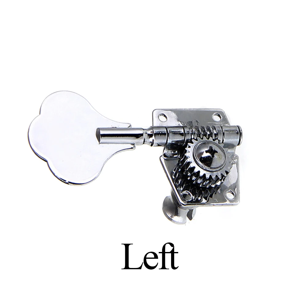 

Bass Tuning Peg Silver Mini Replacement Vintage Jazz Open Geared Accessories Guitar Precise With Screws Steel Musical Instrument