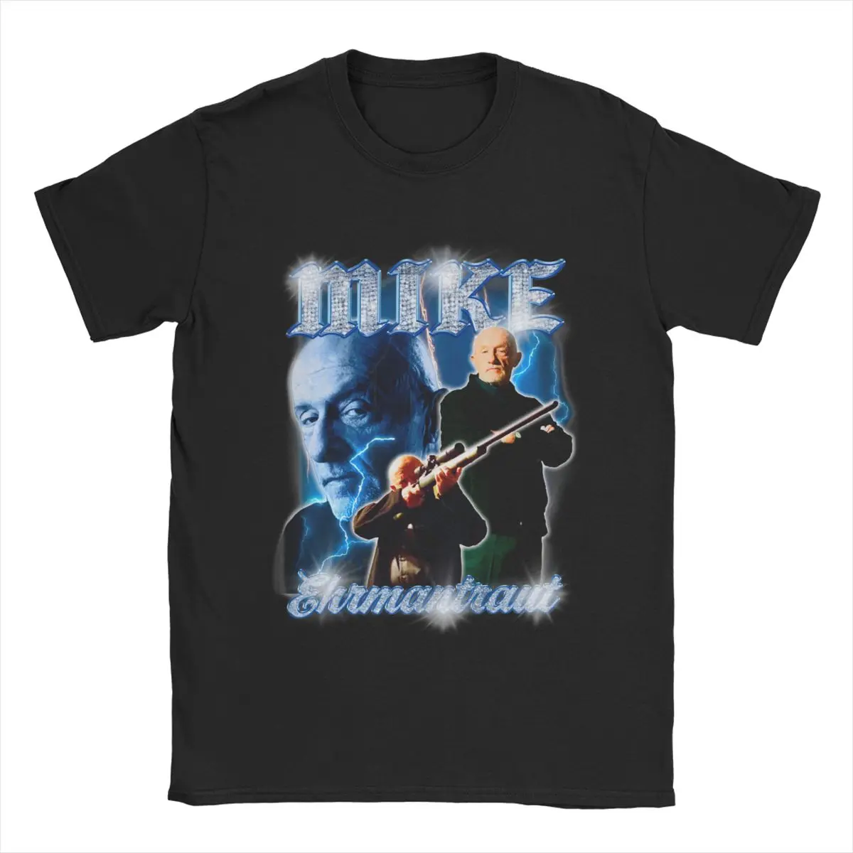 

Leisure Mike Ehrmantraut Breaking Bad T-Shirts for Men Round Collar Pure Cotton T Shirts Short Sleeve Tees Summer Clothes