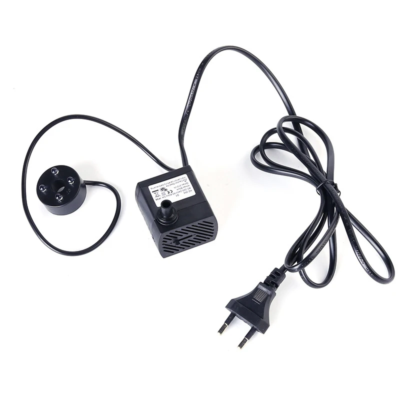 

AC 220V 3W EU Plug Submersible Water Pump Aquarium Fountain Air Fish Pond Tank