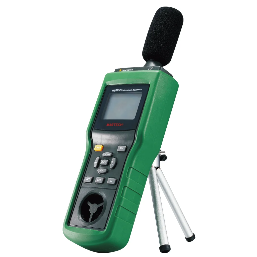 Mastech MS6300 — многофункциональный тестер уровня звука люминометра измерителя