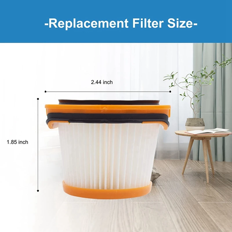 Сменный вакуумный фильтр из 8 штук для системы Shark Wandvac WV360 WS620 WS630 WS632 WS632BLBRN WS632GDBRN