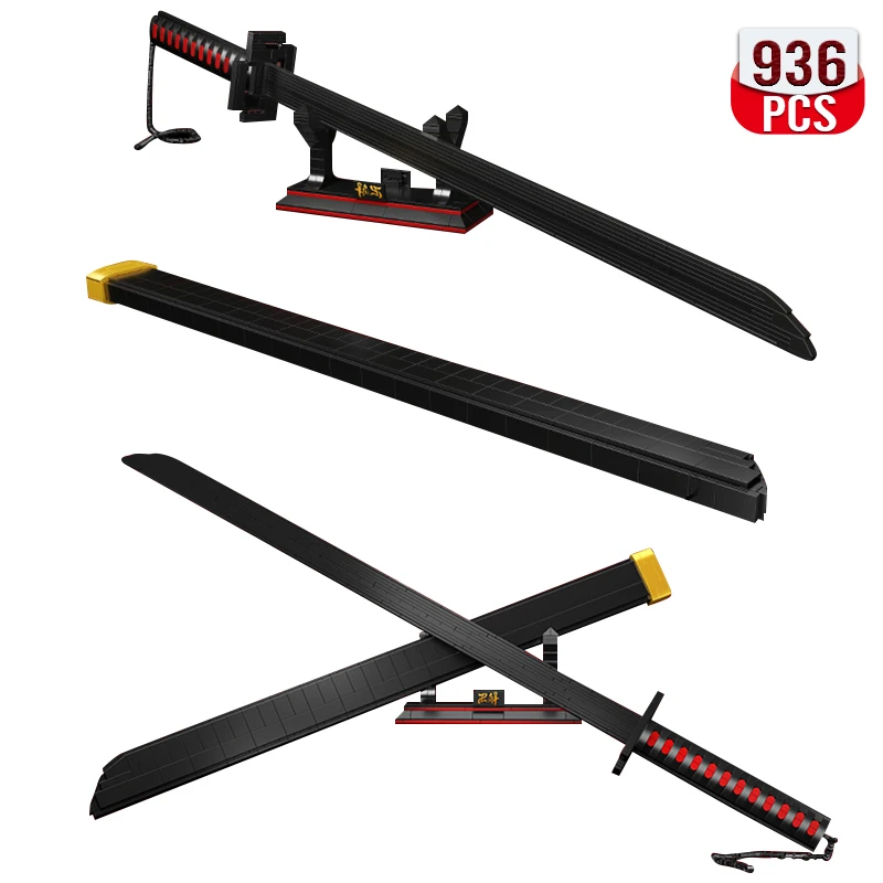 

Ideas MOC Japanese Anime Sword Model Building Blocks Simulation Slayer Katana Knife Bricks Assembly Toys Gift For Children Boys
