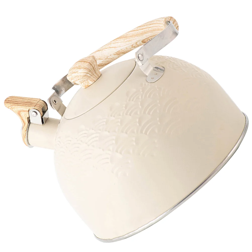 

Portable Household Pot With Handle Stainless Steel Whistling Kettle for Kitchen Restaurant Home