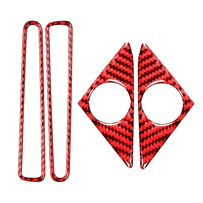 Для Nissan GTR R35 2009-2015 углеродное волокно наклейка на дверной динамик окно автомобиля