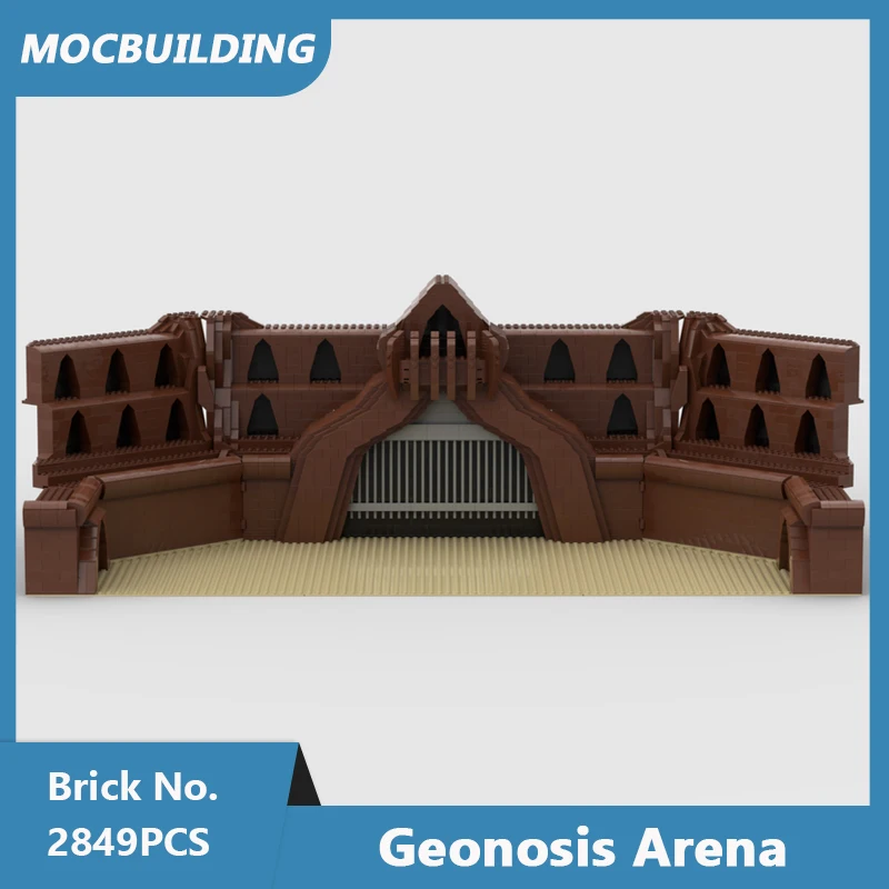 

MOC Building Blocks Geonosis Arena Display Model Space Wars Movie Series DIY Assembled Bricks Children Toys Gifts 2849PCS