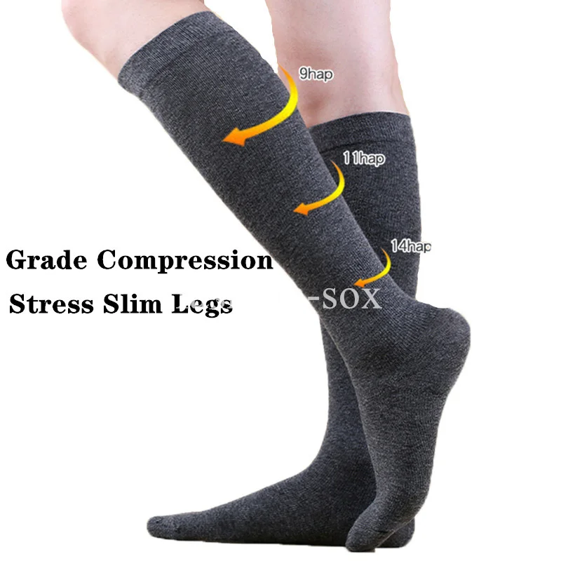 

Compression Stockings Blood Circulation Pressure Slimming Legs Support Compression Socks Anti-Fatigue Comfortable Solid Socks