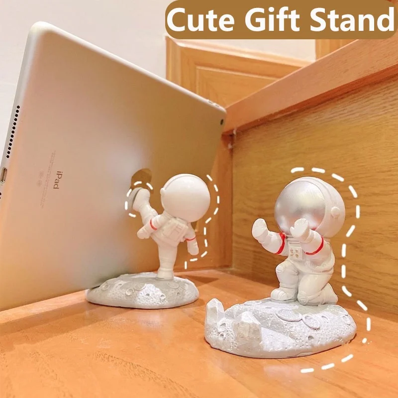 (Best Gift) Hot Sell High Quality astronaut Phone iPad Stand Holder Cute Model universal Accessories