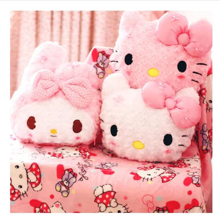 

Kt Melody Plush Toy Pillow Love Model Cat Doll Air Conditioning Blanket Dual Purpose Pillow Birthday Gift For Girl