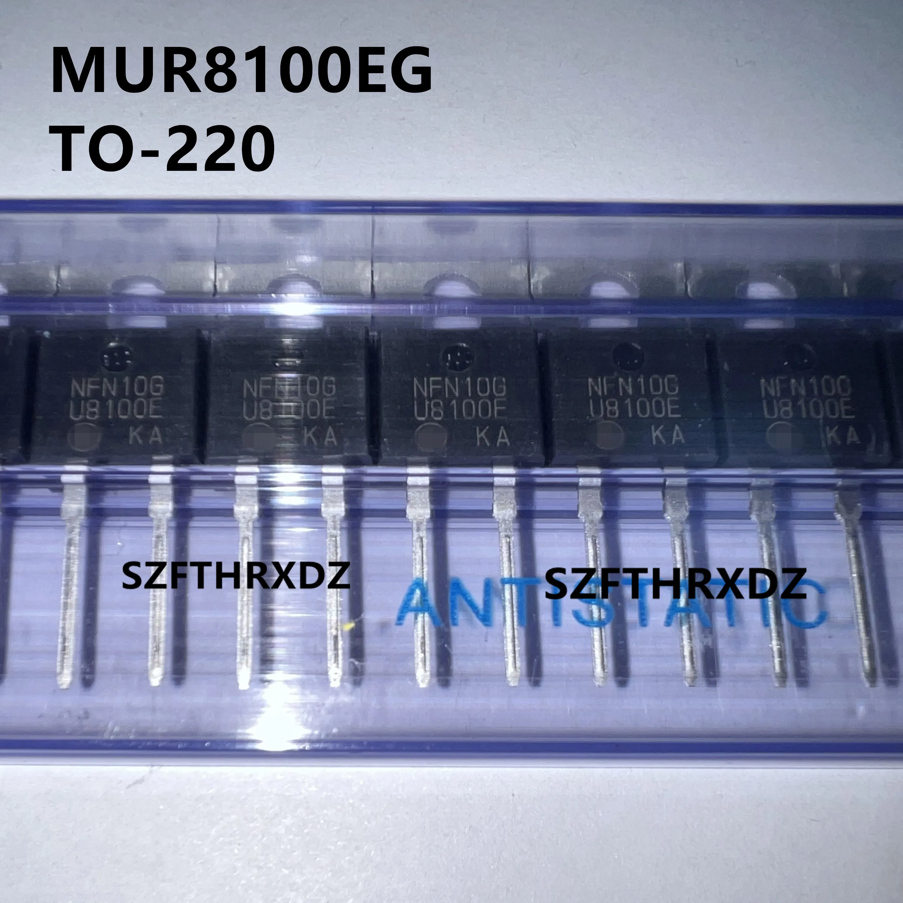 

10pcs 100% New Imported Original MUR8100EG U8100E TO-220 Fast Recovery Diode 8A 1000V