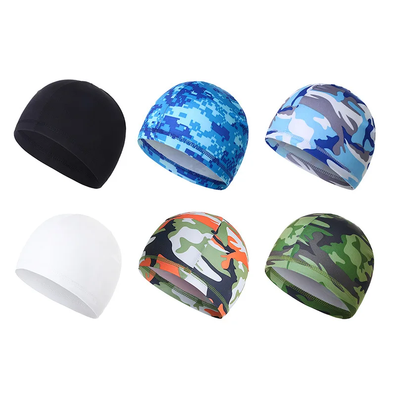 

Free Size Swimming Caps For Men Women Elastic Nylon Ear Protection Long Hair Swimming Pool Hat Ultrathin Bathing Caps