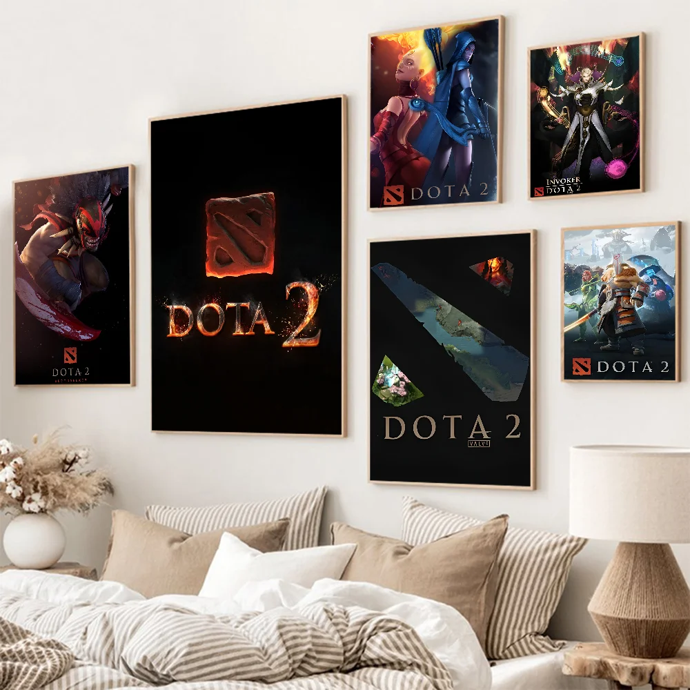 Классические винтажные постеры D-Dota 2 декоративная живопись настенное искусство
