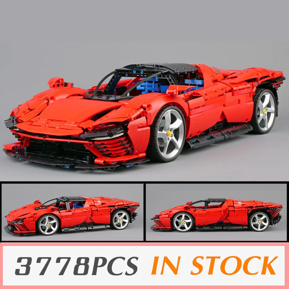 

2022 Ferraried Daytona SP3 Supercar Model Technical FIT 42143 Building Block Toys for Boys Girls Birthday Gift