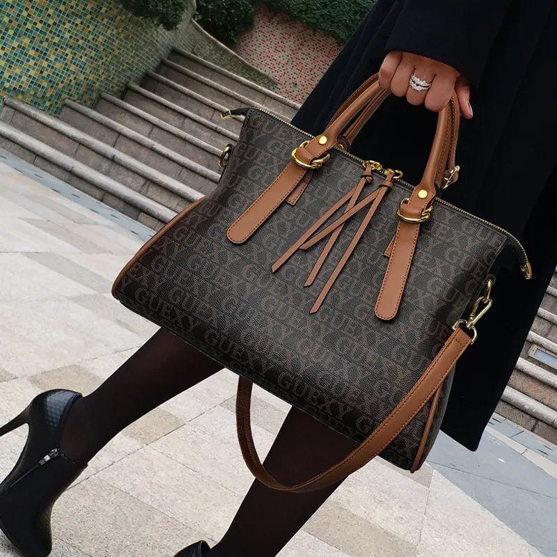 

Women's Shoulder Strap Handbag Fashion Handbag Black Shoulder Bag Handbag Large Luxury Woman Handbag Bags for Women 2022