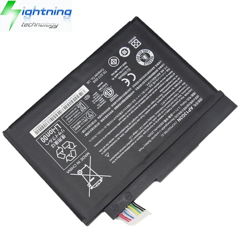 Новый оригинальный AP13G3N 3 7 В 25 Втч аккумулятор для ноутбука Acer Iconia W3-810 8 'планшет